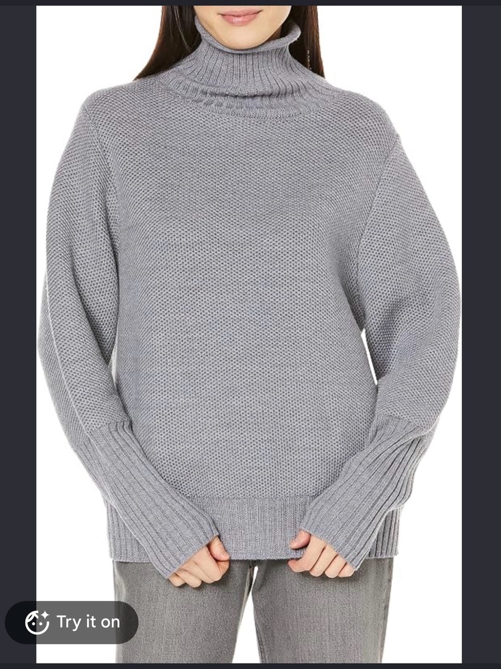 Icebreaker Seevista Merino 100% Knit Funnel Neck Sweater , size M
